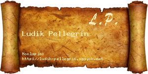 Ludik Pellegrin névjegykártya